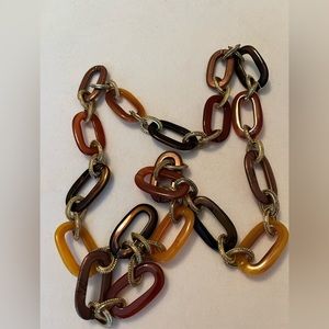 NWT Necklace in brown tones